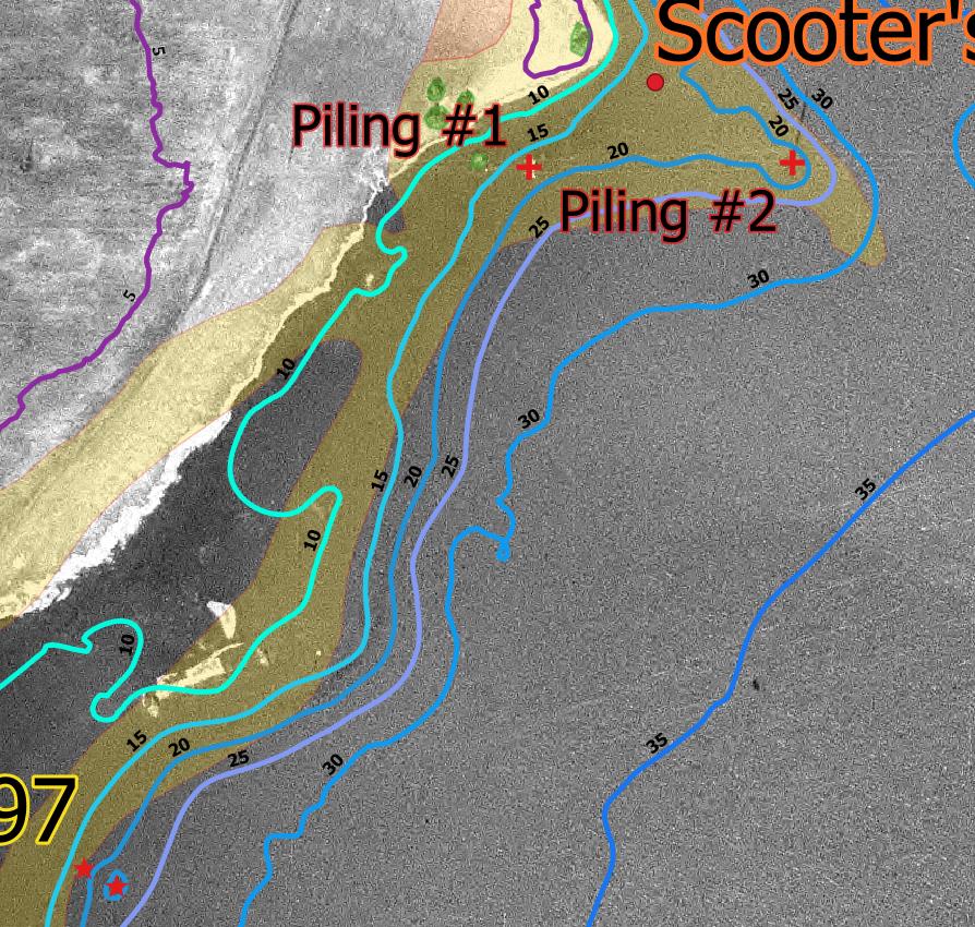 Detailed Map 5 Six Mile Bay Area of Devils Lake North Dakota by None
