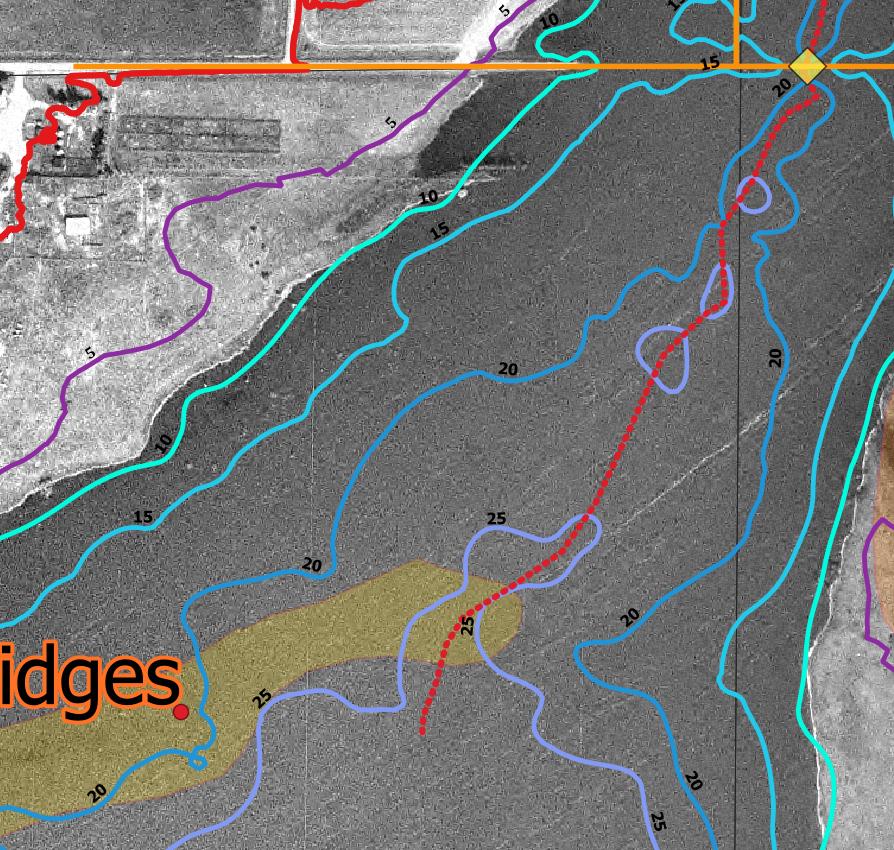 Detailed Map 5 Six Mile Bay Area of Devils Lake North Dakota by None