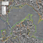 None 8452 Detailed Map #8 - East Bay Northwest Area of Devils Lake North Dakota digital map