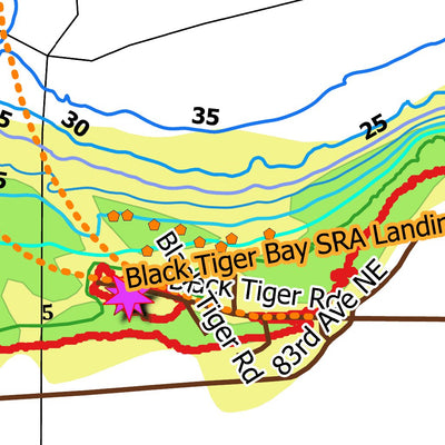 None 8452 Map 9A - East Bay Southeast White Backdrop bundle exclusive