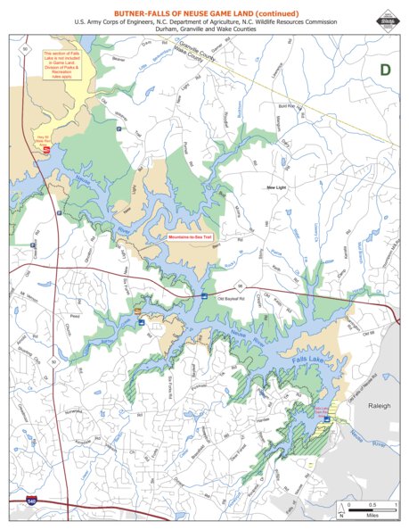 North Carolina Wildlife Resources Commission Butner-Falls of Neuse Game Land D bundle exclusive