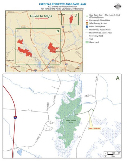 Cape Fear River Wetlands Game Land A overview Preview 1