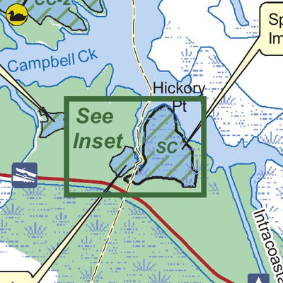 North Carolina Wildlife Resources Commission Goose Creek Game Land digital map