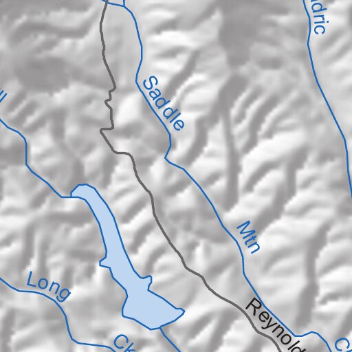 Mitchell River Raft Map Mitchell River Game Land Map by North Carolina Wildlife Resources ...