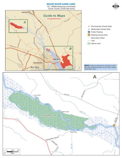 North Carolina Wildlife Resources Commission Neuse River Game Land bundle