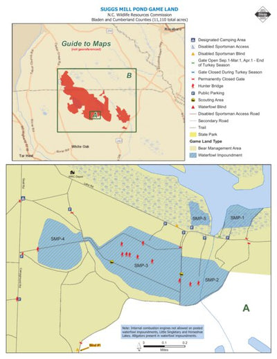 North Carolina Wildlife Resources Commission Suggs Mill Pond Game Land A overview bundle exclusive