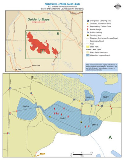 North Carolina Wildlife Resources Commission Suggs Mill Pond Game Land bundle