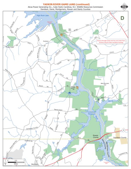 North Carolina Wildlife Resources Commission Yadkin River Game Land D bundle exclusive