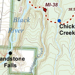 North Country Trail Association NCT MI-007 digital map