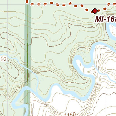 North Country Trail Association NCT MI-027 digital map