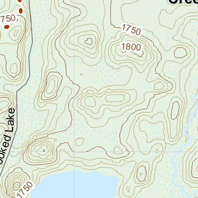 North Country Trail Association NCT MI-033 digital map