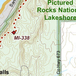 North Country Trail Association NCT MI-054 digital map