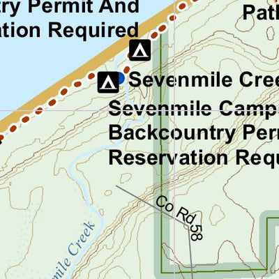 North Country Trail Association NCT MI-059 digital map