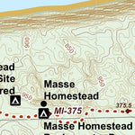 North Country Trail Association NCT MI-061 digital map