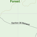 North Country Trail Association NCT MI-081 digital map