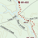 North Country Trail Association NCT MI-082 digital map