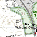North Country Trail Association NCT MI-091 digital map