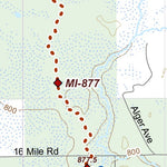 North Country Trail Association NCT MI-137 digital map