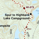 North Country Trail Association NCT MI-137 digital map