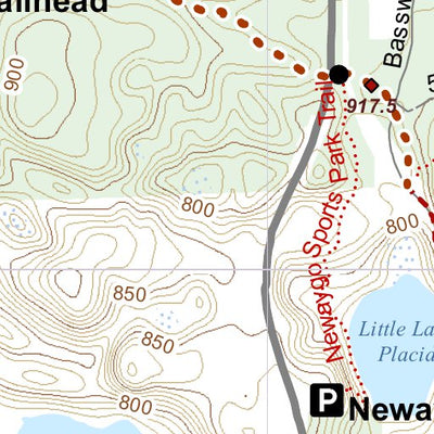 North Country Trail Association NCT MI-142 digital map