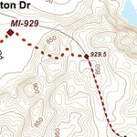 North Country Trail Association NCT MI-144 digital map