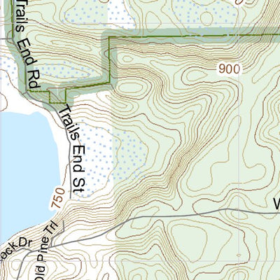 North Country Trail Association NCT MI-161 digital map