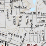 North Country Trail Association NCT MI-167 digital map