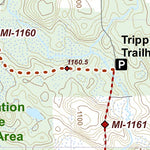 North Country Trail Association NCT MI-179 digital map