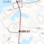North Country Trail Association NCT MN-016 digital map