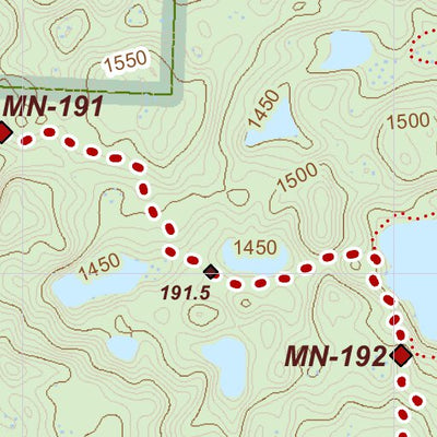 North Country Trail Association NCT MN-035 digital map