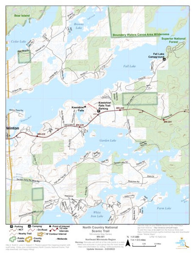 North Country Trail Association NCT MN-081 bundle exclusive