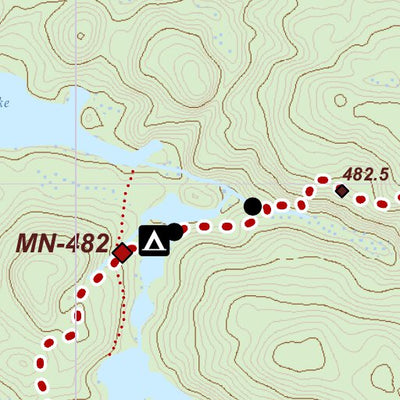 North Country Trail Association NCT MN-090 digital map
