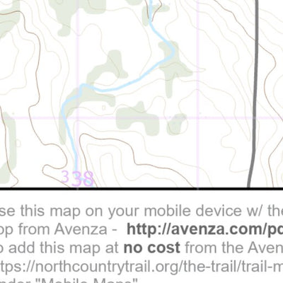 North Country Trail Association NCT ND-004 digital map