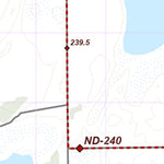 North Country Trail Association NCT ND-046 digital map