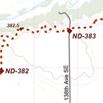 North Country Trail Association NCT ND-070 digital map