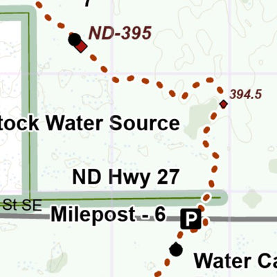 North Country Trail Association NCT ND-072 digital map