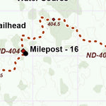 North Country Trail Association NCT ND-073 digital map