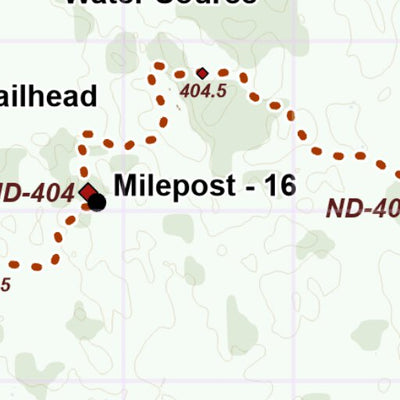 North Country Trail Association NCT ND-073 digital map