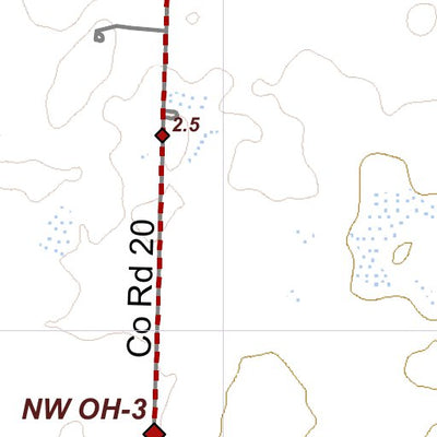 North Country Trail Association NCT NW OH-01 digital map