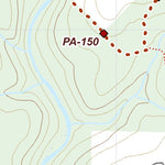 North Country Trail Association NCT PA-025 digital map