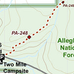 North Country Trail Association NCT PA-040 digital map