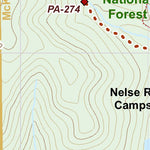 North Country Trail Association NCT PA-043 digital map
