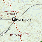 North Country Trail Association NCT WI-019 digital map