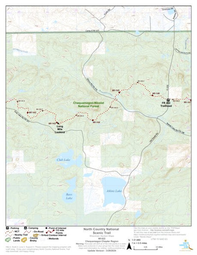 NCT WI-022 Map by North Country Trail Association | Avenza Maps