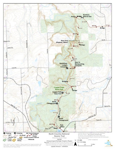 Nct Wi 028 Map By North Country Trail Association Avenza Maps