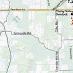 North Country Trail Association North Country Trail Association's Jordan Valley 45 Chapter Brochure Map digital map