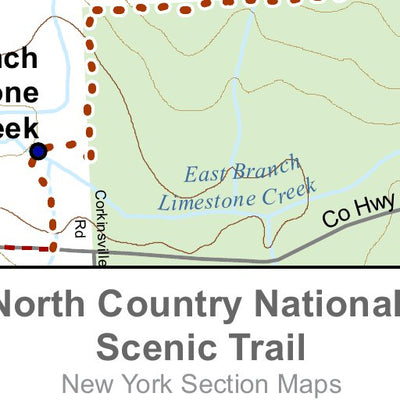 North Country Trail Association NY-001 digital map