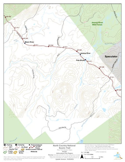 North Country Trail Association NY-027 digital map