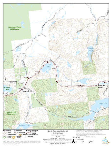 North Country Trail Association NY-040 digital map