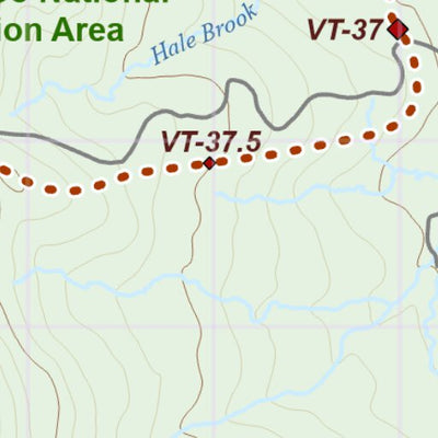 North Country Trail Association VT-006 digital map